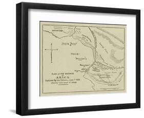 The War in South America, the Capture of Arica-null-Framed Giclee Print