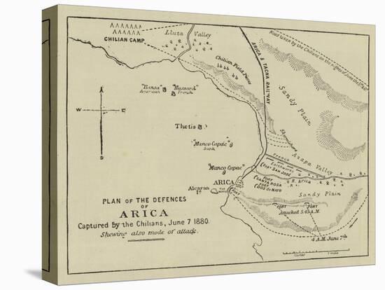 The War in South America, the Capture of Arica-null-Stretched Canvas
