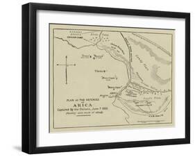 The War in South America, the Capture of Arica-null-Framed Giclee Print