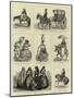 The War in South America, Types and Costumes in Lima, Peru-null-Mounted Giclee Print