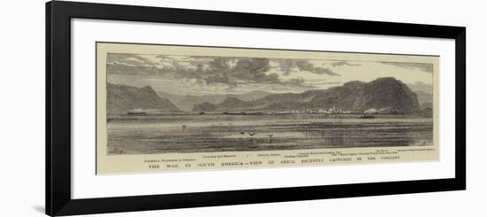 The War in South America, View of Arica, Recently Captured by the Chilians-William Henry James Boot-Framed Giclee Print