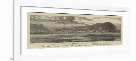 The War in South America, View of Arica, Recently Captured by the Chilians-William Henry James Boot-Framed Giclee Print