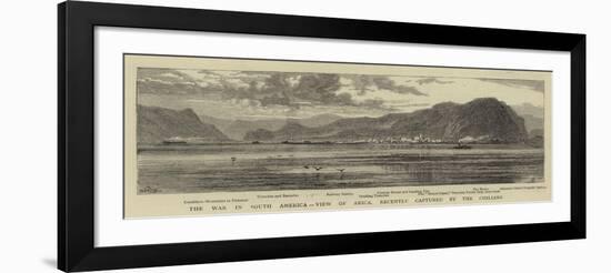 The War in South America, View of Arica, Recently Captured by the Chilians-William Henry James Boot-Framed Giclee Print