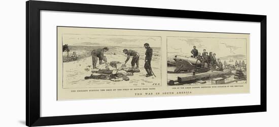 The War in South America-John Charles Dollman-Framed Giclee Print