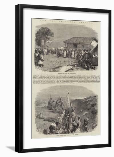 The War in South America-null-Framed Giclee Print