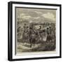 The War in Spain, a Sketch in the Battery of San Lorenzo-null-Framed Giclee Print