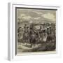 The War in Spain, a Sketch in the Battery of San Lorenzo-null-Framed Giclee Print