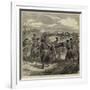 The War in Spain, a Sketch in the Battery of San Lorenzo-null-Framed Giclee Print