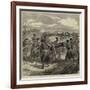 The War in Spain, a Sketch in the Battery of San Lorenzo-null-Framed Giclee Print