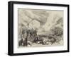 The War in Spain, Battle of Muro, Near Estella, Defence of the Village of Abarzuza-Charles Robinson-Framed Giclee Print