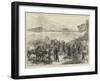 The War in Spain, Crossing the Ebro at Castijon-Charles Robinson-Framed Giclee Print