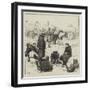 The War in Spain, King Alfonso Breakfasting with His Staff-Valentine Walter Lewis Bromley-Framed Giclee Print