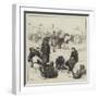 The War in Spain, King Alfonso Breakfasting with His Staff-Valentine Walter Lewis Bromley-Framed Giclee Print