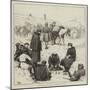 The War in Spain, King Alfonso Breakfasting with His Staff-Valentine Walter Lewis Bromley-Mounted Giclee Print