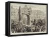 The War in Spain, King Alfonso's Return to Tafalla-null-Framed Stretched Canvas