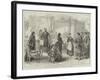 The War in Spain, Soldiers Billeted on a Private Family in Valladolid-null-Framed Giclee Print