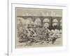 The War in Spain, Volunteers of Teruel Repelling a Carlist Attack-null-Framed Giclee Print