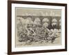 The War in Spain, Volunteers of Teruel Repelling a Carlist Attack-null-Framed Giclee Print