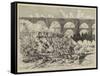 The War in Spain, Volunteers of Teruel Repelling a Carlist Attack-null-Framed Stretched Canvas