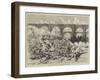 The War in Spain, Volunteers of Teruel Repelling a Carlist Attack-null-Framed Giclee Print