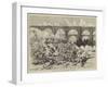 The War in Spain, Volunteers of Teruel Repelling a Carlist Attack-null-Framed Giclee Print