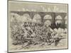 The War in Spain, Volunteers of Teruel Repelling a Carlist Attack-null-Mounted Giclee Print