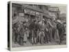 The War in the East, a Street Scene in Tokio-Robert Barnes-Stretched Canvas