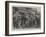 The War in the East, a Street Scene in Tokio-Robert Barnes-Framed Giclee Print