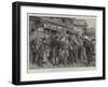 The War in the East, a Street Scene in Tokio-Robert Barnes-Framed Giclee Print
