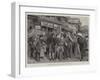 The War in the East, a Street Scene in Tokio-Robert Barnes-Framed Giclee Print