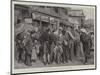 The War in the East, a Street Scene in Tokio-Robert Barnes-Mounted Giclee Print