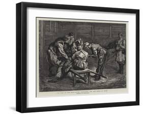 The War in the East, after Alexinatz, the Red Cross at Work-Edward John Gregory-Framed Giclee Print