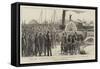 The War in the East, Arrival of Russian Volunteers at Semendria-null-Framed Stretched Canvas