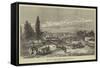 The War in the East, Belgrade, from the Market-Place-Charles Yriarte-Framed Stretched Canvas