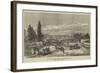 The War in the East, Belgrade, from the Market-Place-Charles Yriarte-Framed Giclee Print