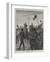 The War in the East, Bulgarian Troops Crossing the Servian Frontier-Richard Caton Woodville II-Framed Giclee Print