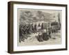 The War in the East, Burial of a Russian Correspondent with the Servians-null-Framed Giclee Print