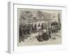 The War in the East, Burial of a Russian Correspondent with the Servians-null-Framed Giclee Print