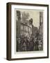 The War in the East, Departure of the Russian Embassy from Constantinople, Covering the Eagles-null-Framed Giclee Print