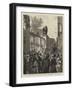 The War in the East, Departure of the Russian Embassy from Constantinople, Covering the Eagles-null-Framed Giclee Print