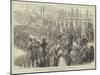 The War in the East, Departure of Turkish Redifs by the Adrianople Railway-null-Mounted Giclee Print