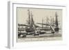 The War in the East, Egyptian Troops Leaving Alexandria for the War-null-Framed Giclee Print