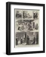 The War in the East, from Parakjin to the Front-null-Framed Premium Giclee Print