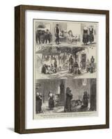 The War in the East, from Parakjin to the Front-null-Framed Giclee Print