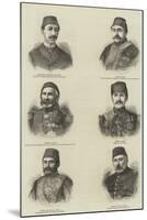The War in the East, Generals of the Turkish Army-null-Mounted Giclee Print
