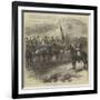 The War in the East, Montenegrin Cavalry at Cettigne-Charles Yriarte-Framed Giclee Print