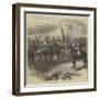 The War in the East, Montenegrin Cavalry at Cettigne-Charles Yriarte-Framed Giclee Print