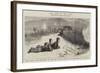 The War in the East, Our Artist and Mr Boyd of the Red Cross Association Searching for Wounded-null-Framed Giclee Print