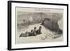 The War in the East, Our Artist and Mr Boyd of the Red Cross Association Searching for Wounded-null-Framed Giclee Print