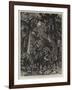 The War in the East, Retreat of the Servian Baggage Train Down Mount Jovalor-Joseph Nash-Framed Giclee Print